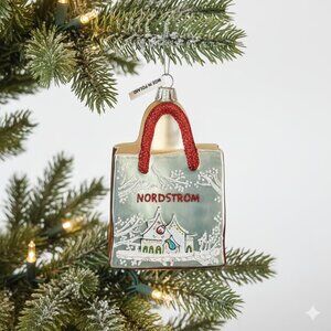 Nordstrom blown glass holiday ornament 2009